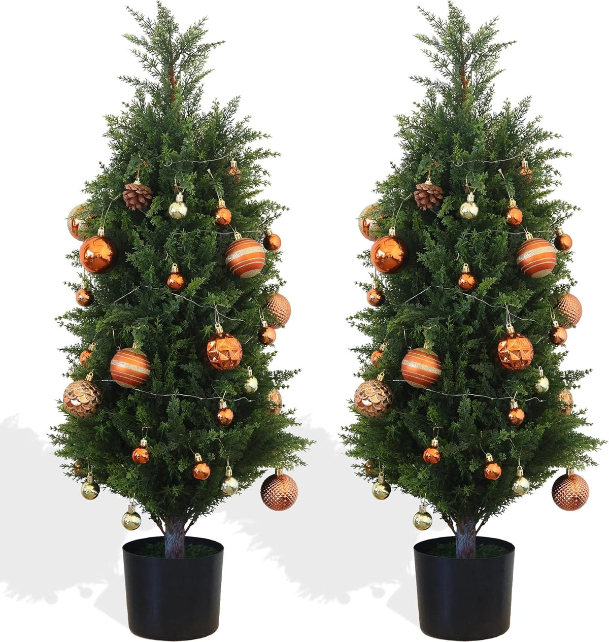 Stylish Artificial Cedar Topiary Pine Home Decor Accent