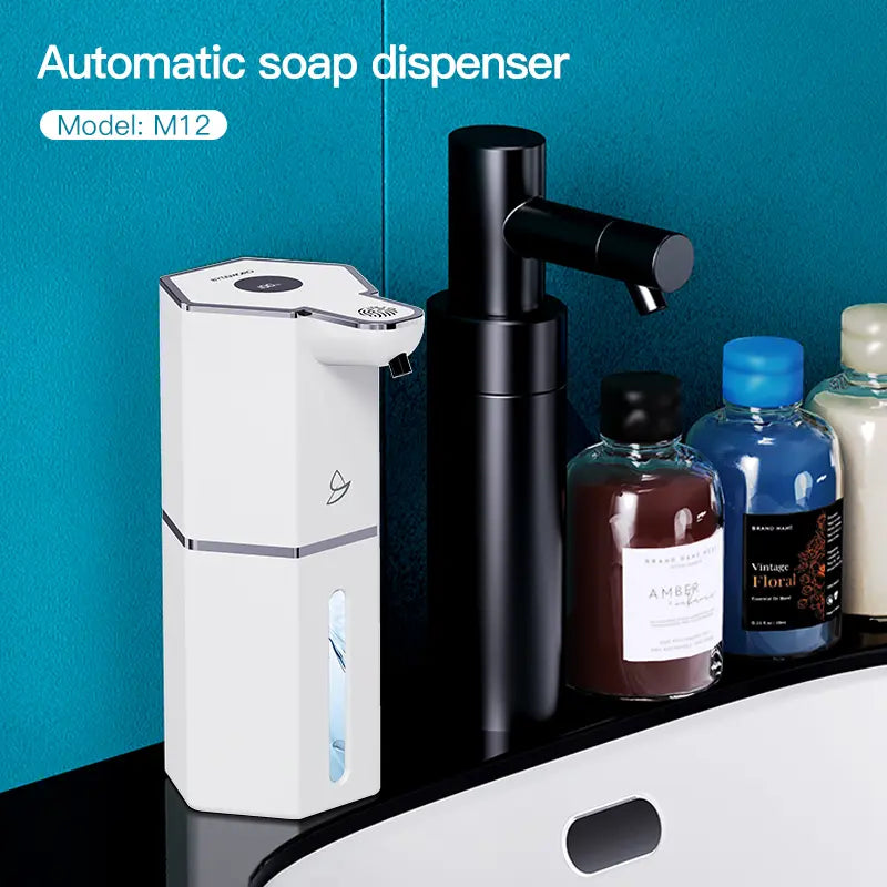 Touchless Foaming Soap Dispenser - 12oz USB Rechargeable with 4 Levels