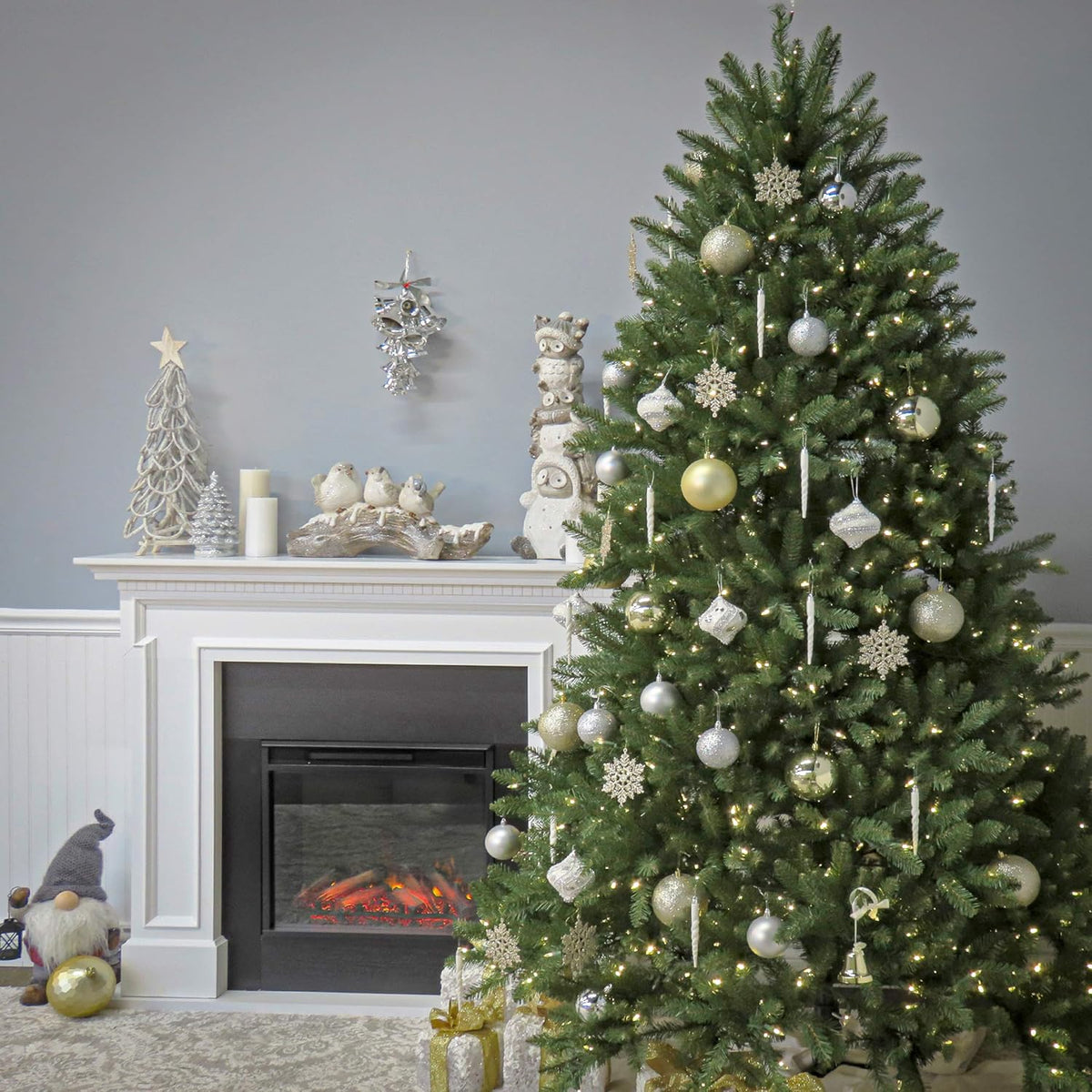 Serene Unlit Artificial Dunhill Fir Holiday Decor Accent