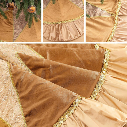 Festive Valery Madelyn Skirt Plush Holiday Decor Collection