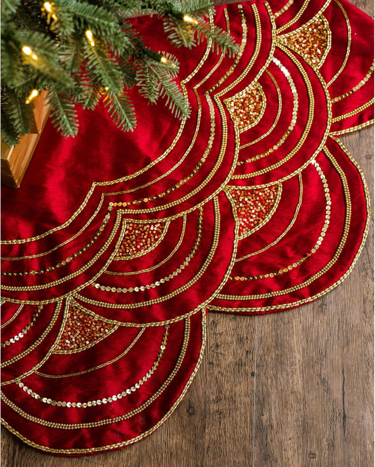 Deluxe Balsam Hill Elizabeth Beaded Holiday Decor Bundle