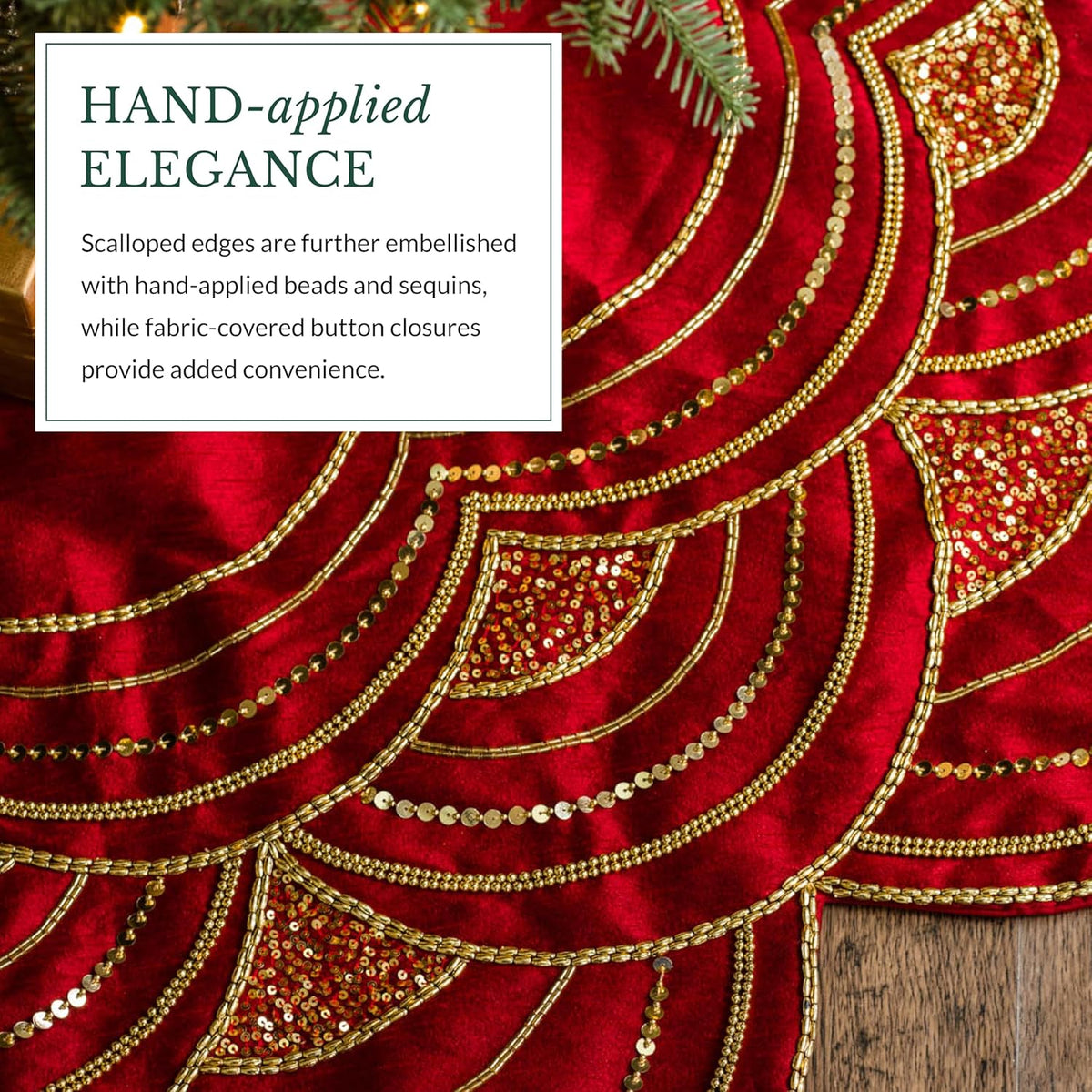 Deluxe Balsam Hill Elizabeth Beaded Holiday Decor Bundle