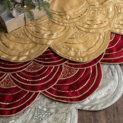 Deluxe Balsam Hill Elizabeth Beaded Holiday Decor Bundle