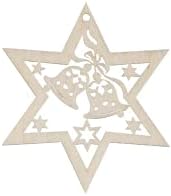 Artisan Wooden Star Ornaments German Holiday Decor Series