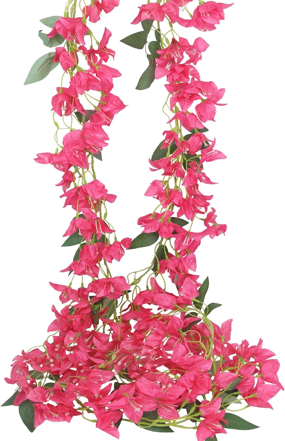 Festive Artificial Hanging Bougainvillea Vines Outdoor Decor Assortment