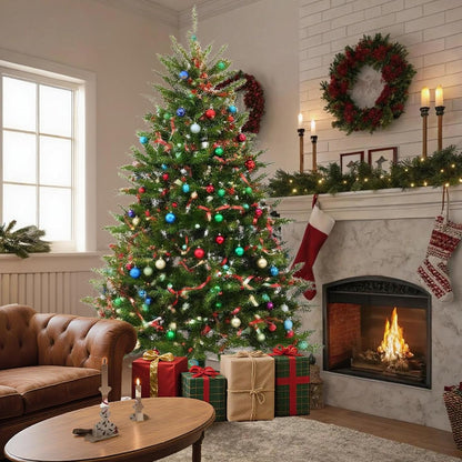 Charming Unlit Artificial Dunhill Fir Holiday Decor Arrangement