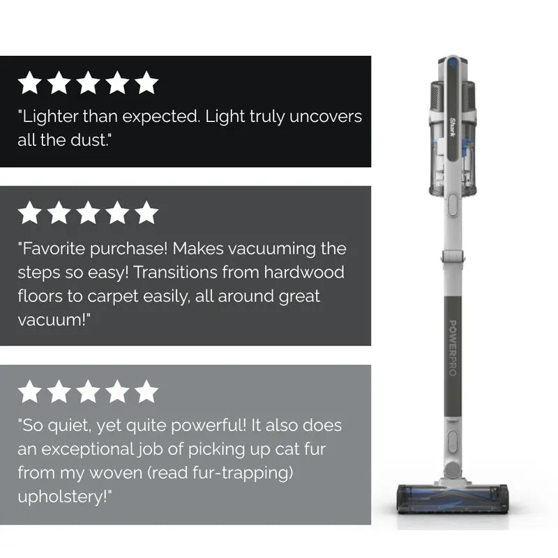 Cordless Stick Vacuum with Multi-Surface Cleaning and Flexible Wand Technology