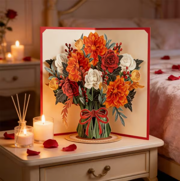 Artisan Forever Blooming Flower Roses Indoor Decor Display