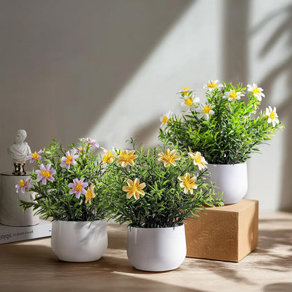 Refined Small Artificial Potted Kitchen Home Decor Kit