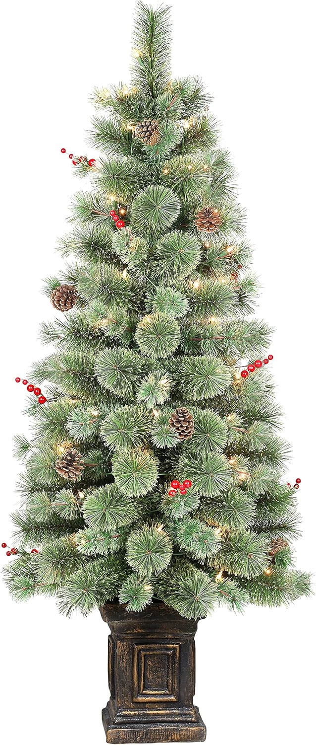 Modern Prelit Artificial Led Christmas Holiday Decor Set