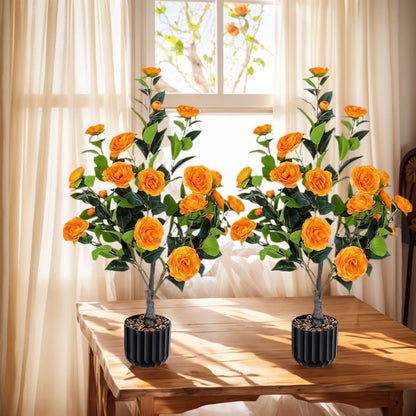 Elegant Artificial Camellia Kitchen Style Home Decor Statement