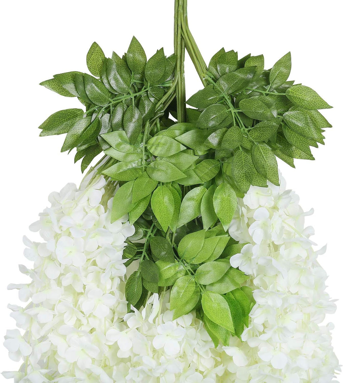 Botanical White Wisteria Vine Garlands Home Decor Arrangement