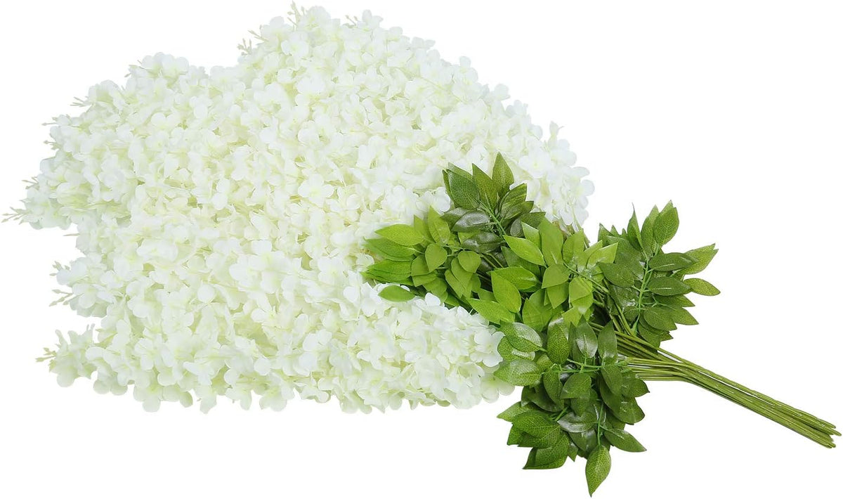Botanical White Wisteria Vine Garlands Home Decor Arrangement
