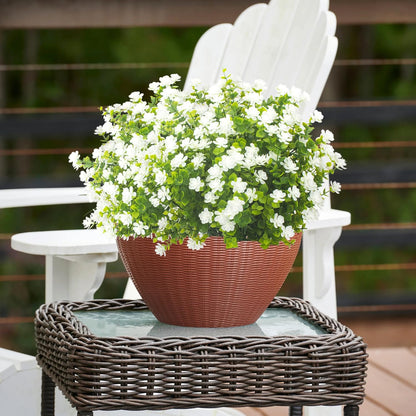 Seasonal Bundles White Faux UV Home Decor Arrangement
