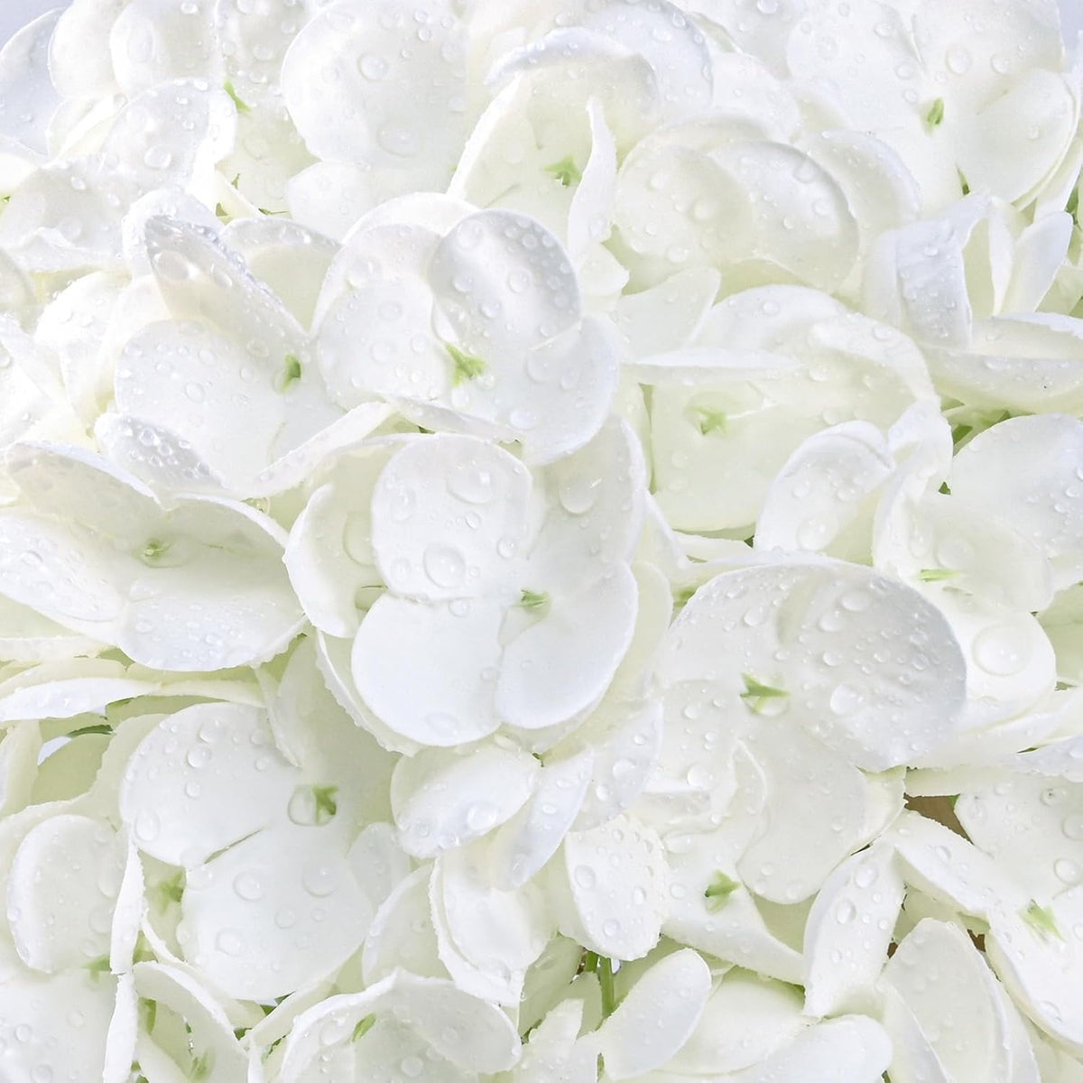 Yastouay 3 Pcs Real Touch Hydrangea Artificial Flowers, 21" White Full Faux Hydrangea Flowers Latex Fake Flowers for Home Decor Party Floral Arrangements Wedding Bouquets Centerpieces Outdoor Decor