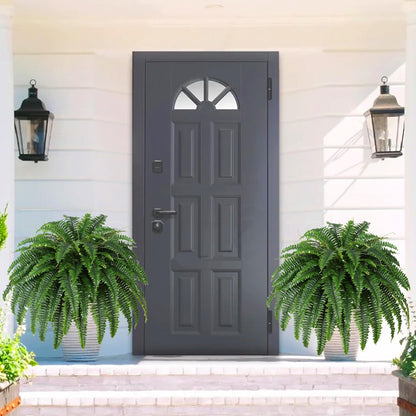 Modern Large Artificial Boston Fern Home Decor Statement