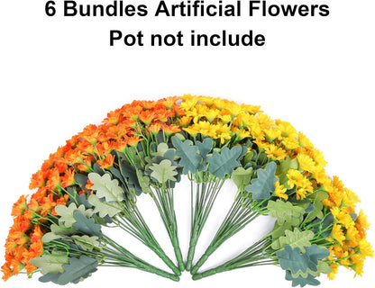 Botanical Artificial Daisy Silk Blooms Indoor Decor Statement