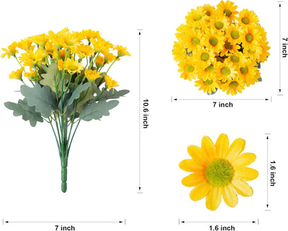 Botanical Artificial Daisy Silk Blooms Indoor Decor Statement