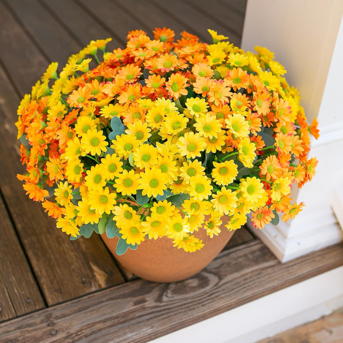 Botanical Artificial Daisy Silk Blooms Indoor Decor Statement