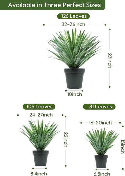 Charming Large Artificial Agave Plant Home Decor Assortment