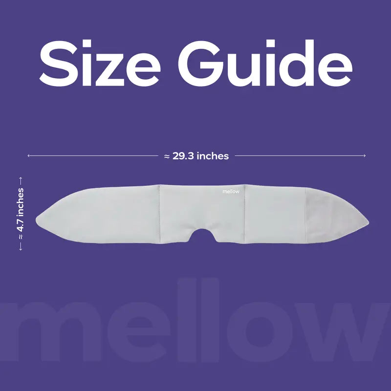 Adjustable Weighted Eye Mask for Sleep and Relaxation - Pressure Relief Sleep Mask