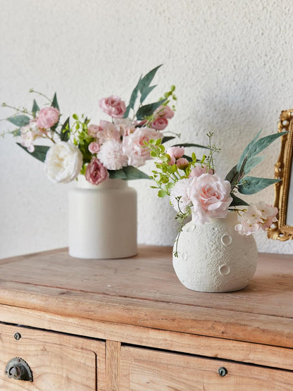 Anna's Whimsy Artificial Flowers Bouquets, Artificial Silk Flowers Bouquets for Wedding, Home Table Decorations, Wedding Centerpieces Bouquets Flowers Arrangement Decorations