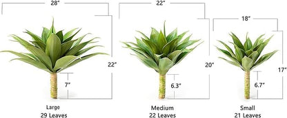 Sophisticated Artificial Agave Plant Stems Home Decor Selection