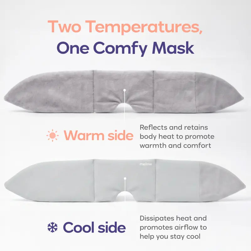 Adjustable Weighted Eye Mask for Sleep and Relaxation - Pressure Relief Sleep Mask