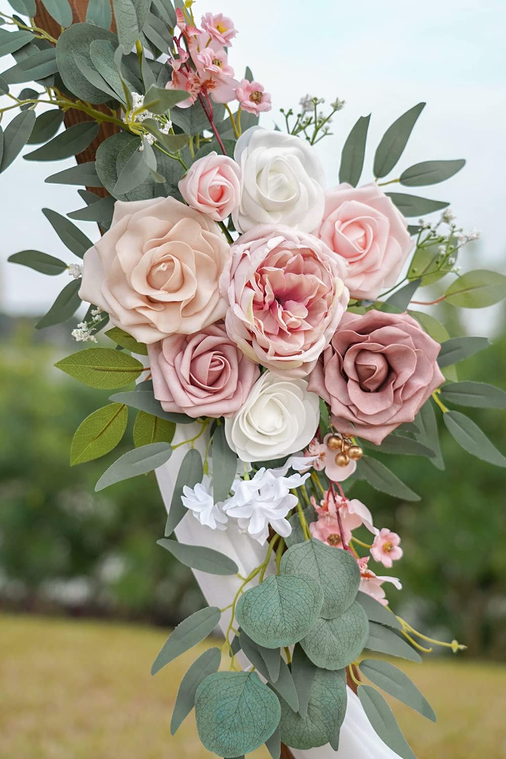 Deluxe Dusty Rose Wedding Arch Home Decor Assortment