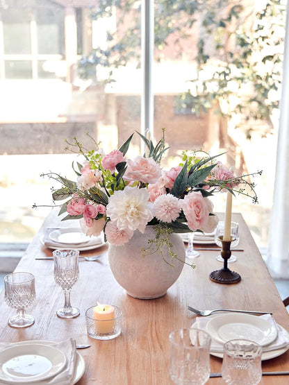 Anna's Whimsy Artificial Flowers Bouquets, Artificial Silk Flowers Bouquets for Wedding, Home Table Decorations, Wedding Centerpieces Bouquets Flowers Arrangement Decorations