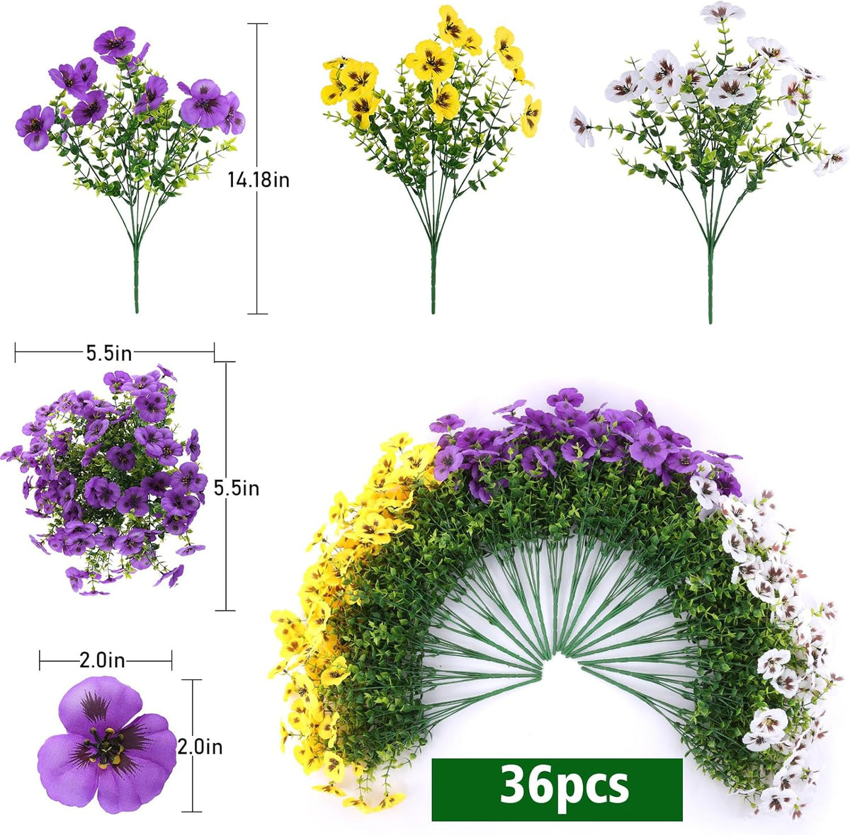 Elegant Artificial Bougainvillea Silk Blooms Indoor Decor Assortment