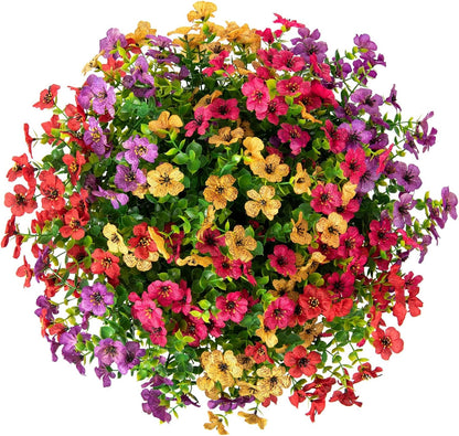 Elegant Artificial Hanging Flower Basket Home Decor Display