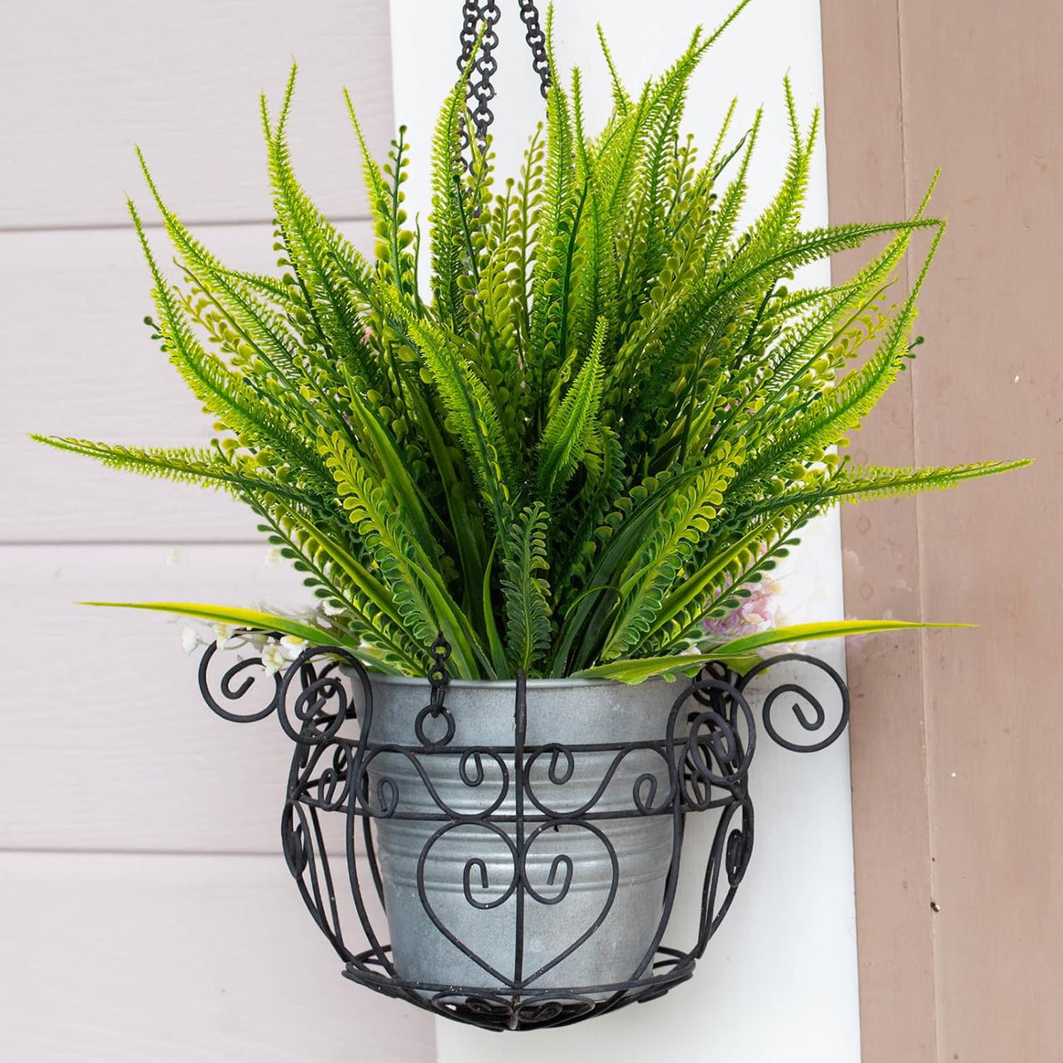 Realistic Bundles Artificial Boston Ferns Home Decor Assortment