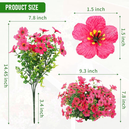 Modern Artificial Silk Plastic Rose Home Decor Selection