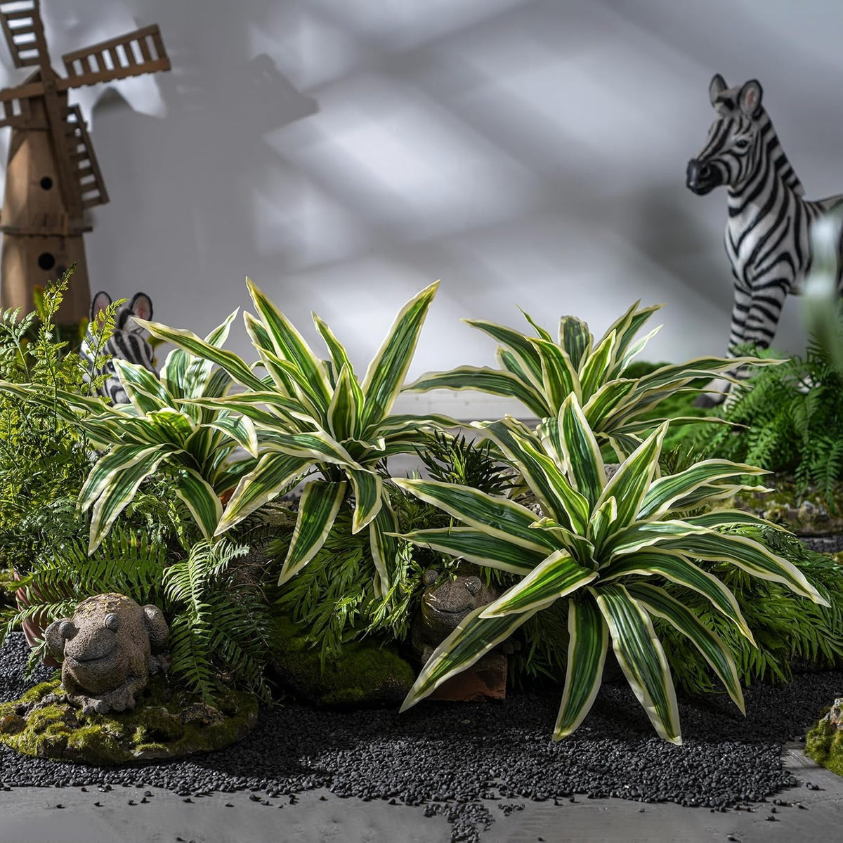 Rustic Artificial Dracaena Stems Greenery Home Decor Accent