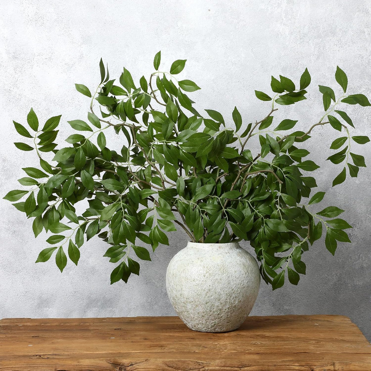 6 Pcs 6 Pcs Faux Stems and Branches for Vase 31.5inch Fake Plants Artificial Greenery Stems Faux Branches for Home Vase Wedding Garden Farmhouse Table Mantel Decor