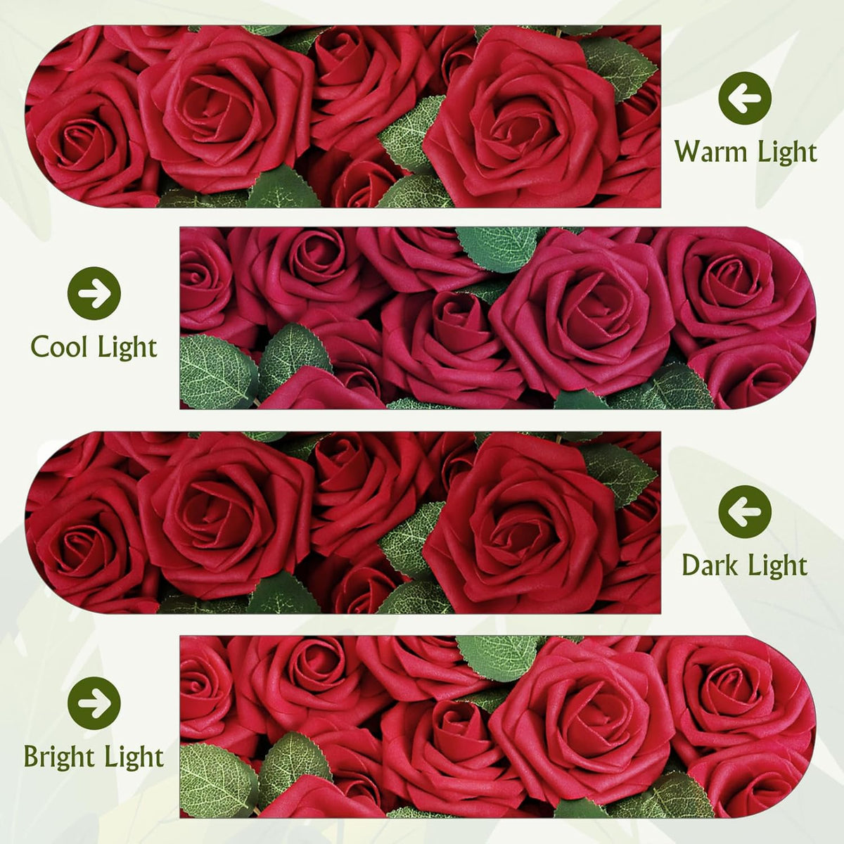 Artificial Realistic Dark Rose Wedding Home Party Decor