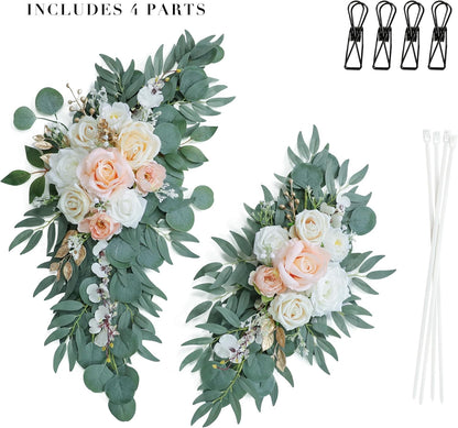 Charming Blush Pink Wedding Arch Home Decor Selection