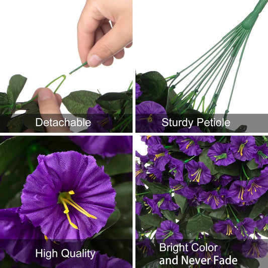 Stylish HyeFlora Artificial Fake Hanging Outdoor Decor Display