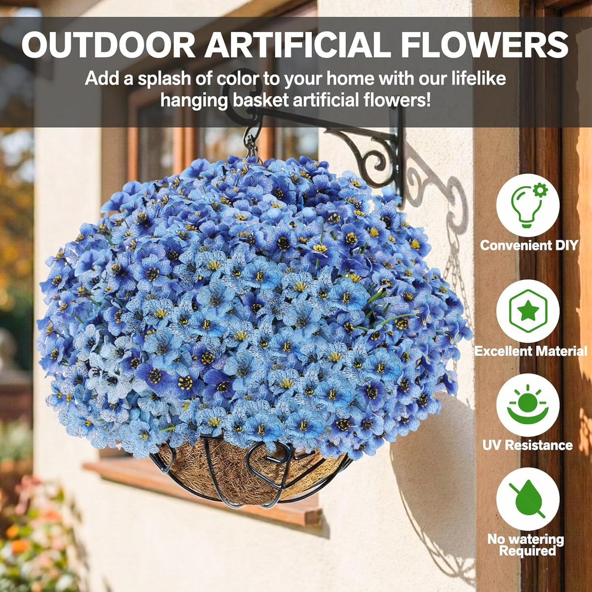 Timeless Artificial Faux UV Resistant Outdoor Decor Selection