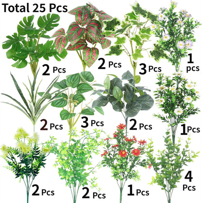 Premium Artificial Boxwood Stems Resistant Home Decor Collection