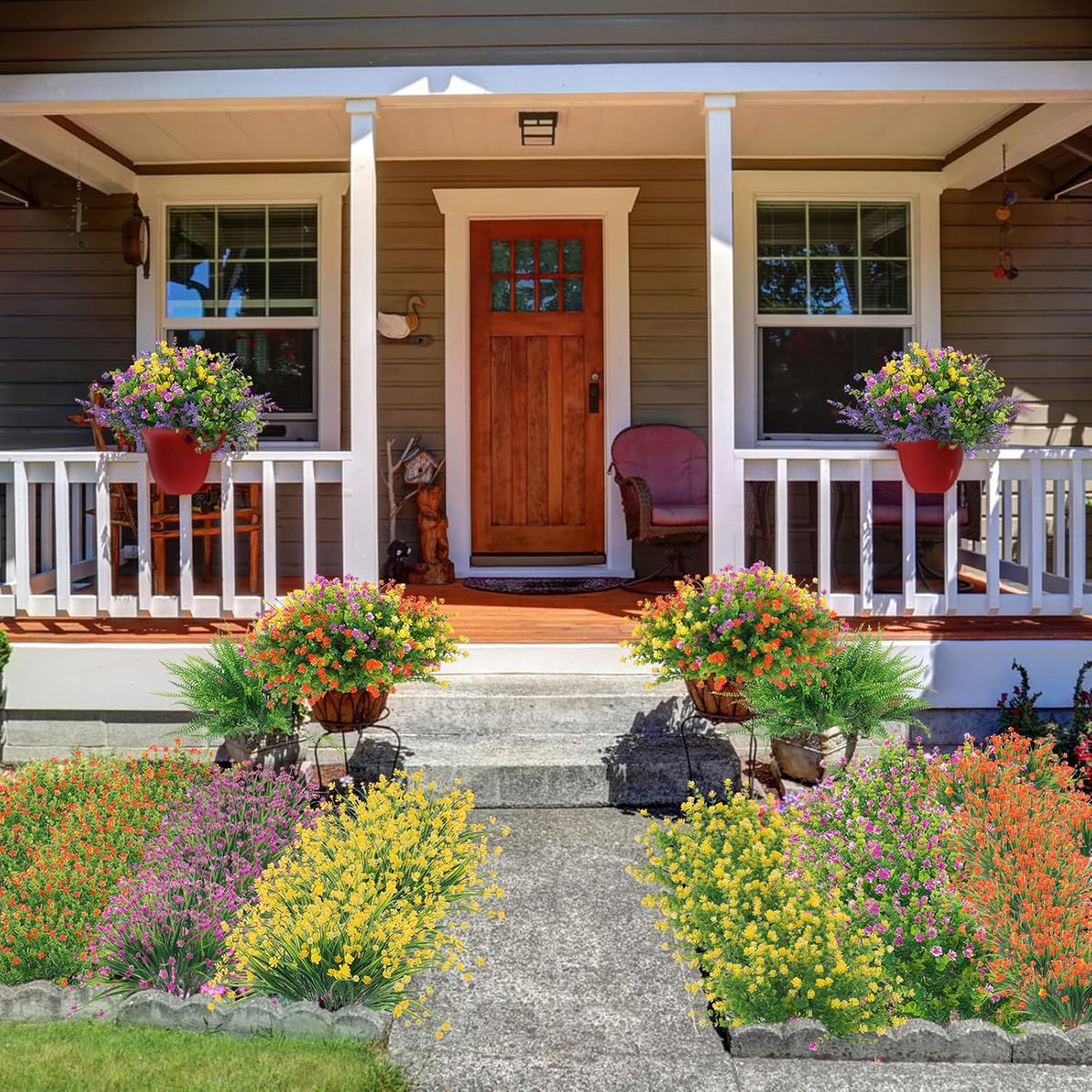 Serene Artificial Resistant Daisy UV Outdoor Decor Selection