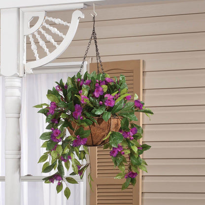 Rustic Oakridge Fully Assembled Impatiens Home Decor Collection