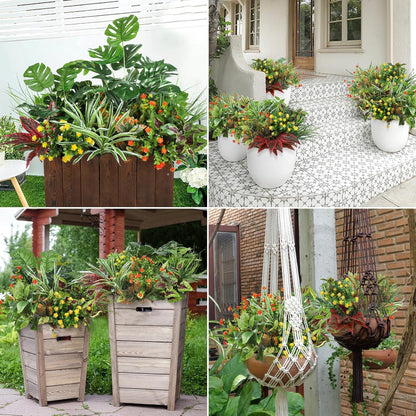 Botanical Artificial Resistant Boxwood UV Outdoor Decor Display
