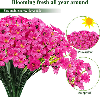 Decorative Bundles Silk UV Resistant Outdoor Decor Accent