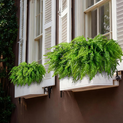 Vibrant Artificial Fern Greenery Kitchen Home Decor Display