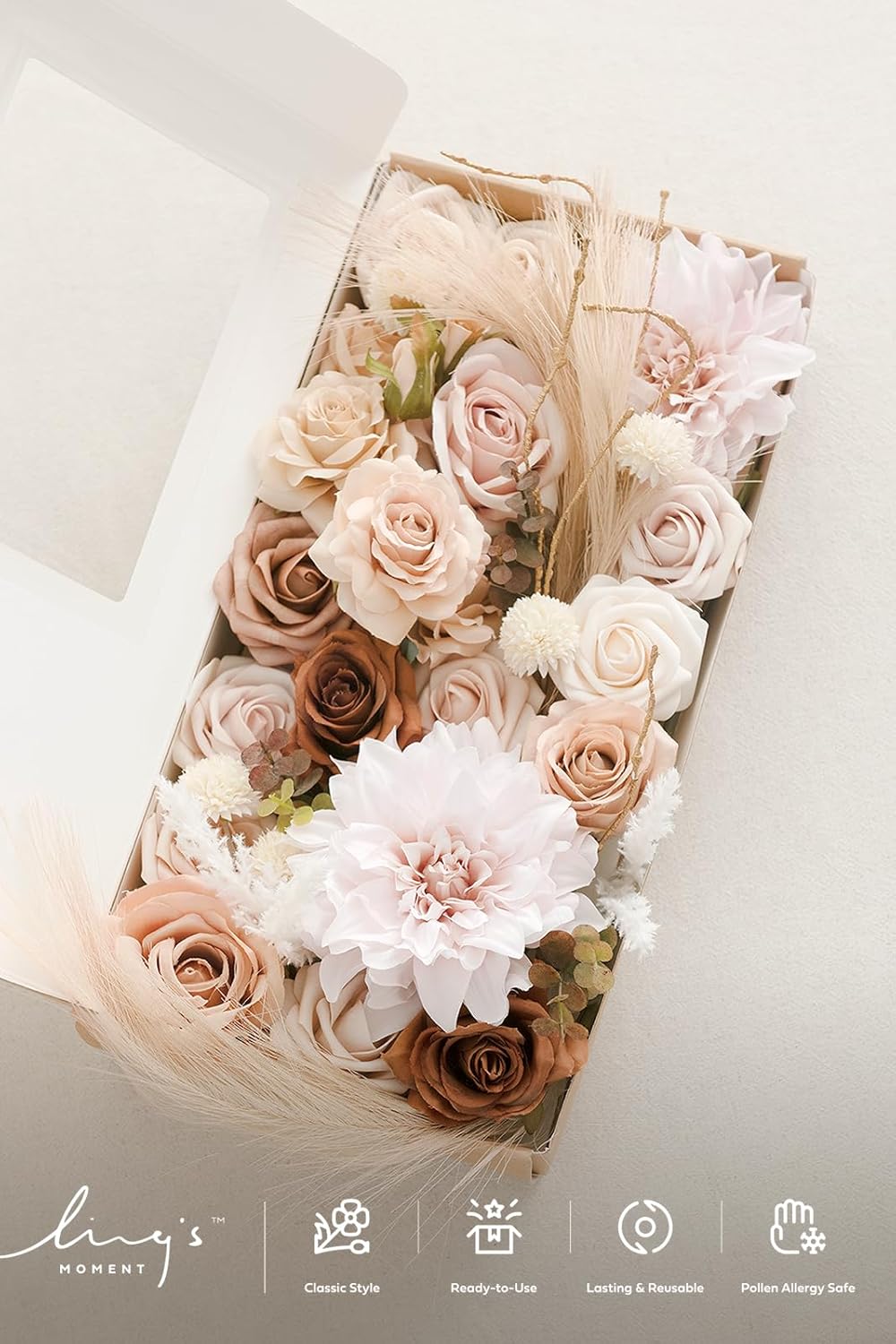 Elegant Ling Moment Box Artificial Home Decor Series