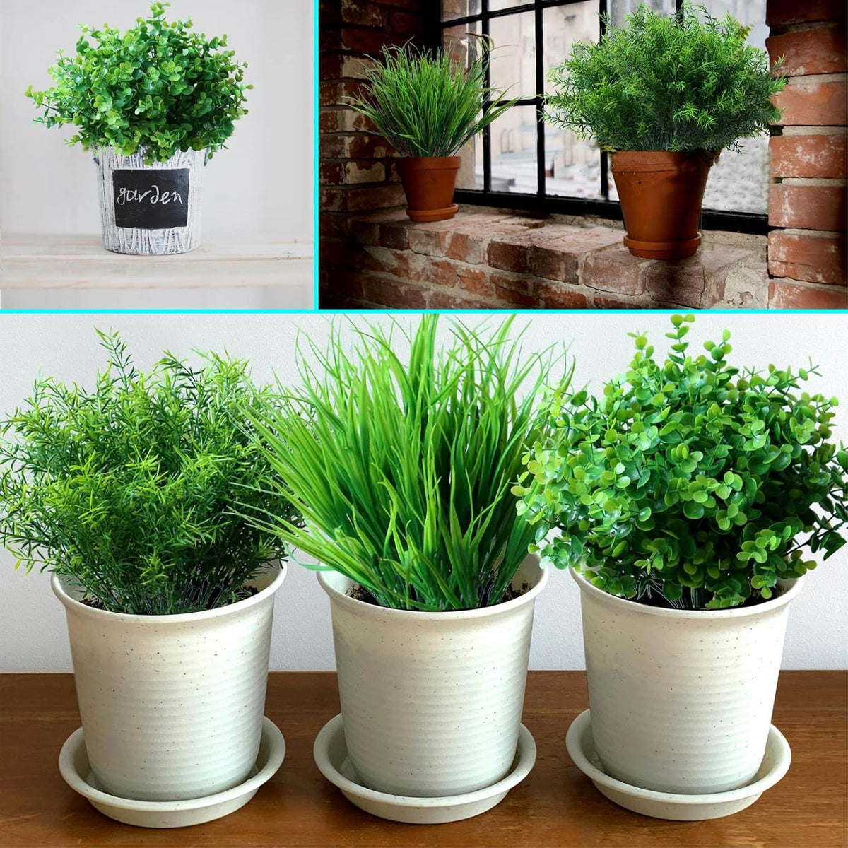 Lush Artificial Resistant Greenery UV Outdoor Decor Collection