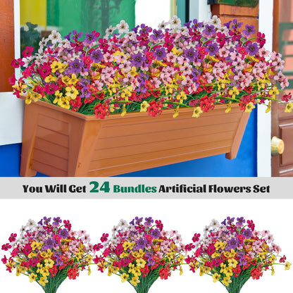 Modern UV Resistant PE Shrubs Home Decor Accent