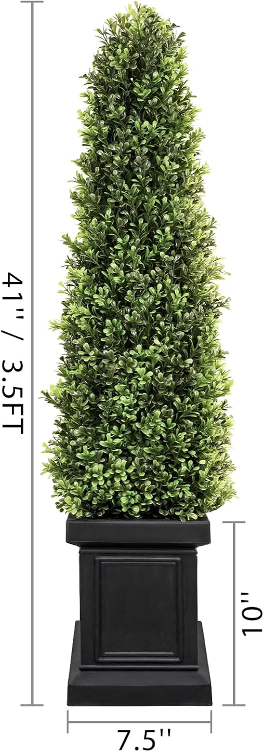Elegant Boxwood Topiary Tall Topiaries Outdoor Decor Series